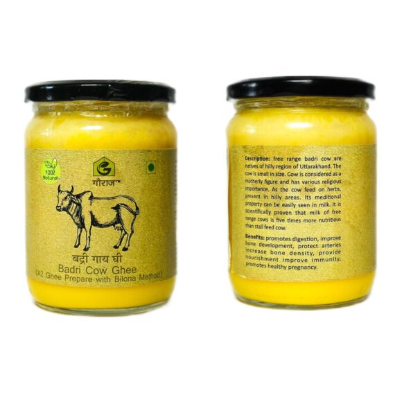 Badri Cow Ghee/A2 cow ghee (Bilona process)/badri cow ghee /Pahadi Ghee- 500 ml